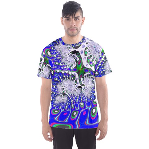 Fractal Fantasy 717c Men s Sports Mesh Tee by Fractalworld