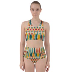 Festive Pattern Bikini Swimsuit Spa Swimsuit 