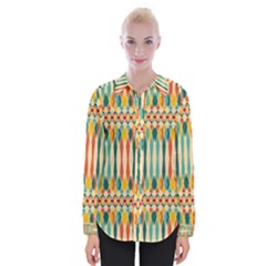 Festive Pattern Womens Long Sleeve Shirt