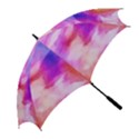 Colorful Abstract pink and purple pattern Golf Umbrellas View2