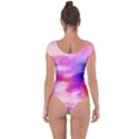 Colorful Abstract pink and purple pattern Short Sleeve Leotard  View2