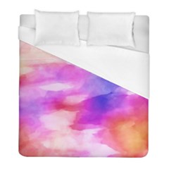 Colorful Abstract Pink And Purple Pattern Duvet Cover (full/ Double Size)