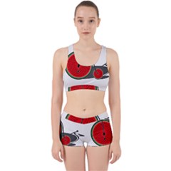 Watermelon Bicycle  Work It Out Sports Bra Set