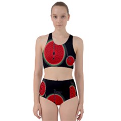 Watermelon Bicycle  Bikini Swimsuit Spa Swimsuit 