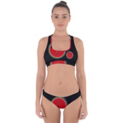 Watermelon Bicycle  Cross Back Hipster Bikini Set