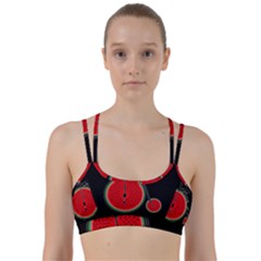 Watermelon Bicycle  Line Them Up Sports Bra