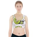 Kiwi bicycle  Sports Bra With Pocket View1