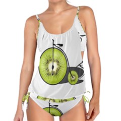 Kiwi Bicycle  Tankini Set