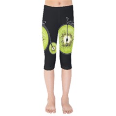 Kiwi Bicycle  Kids  Capri Leggings 