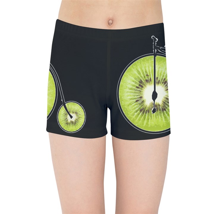 Kiwi bicycle  Kids Sports Shorts