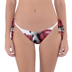 Boxing Panda  Reversible Bikini Bottom