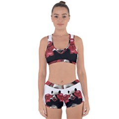 Boxing Panda  Racerback Boyleg Bikini Set