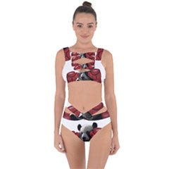 Boxing Panda  Bandaged Up Bikini Set 