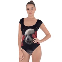 Boxing Panda  Short Sleeve Leotard 