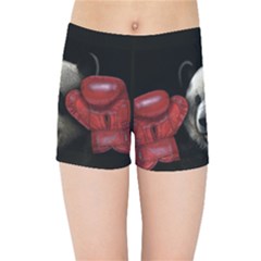 Boxing Panda  Kids Sports Shorts