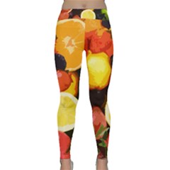 Fruits Pattern Classic Yoga Leggings by Valentinaart