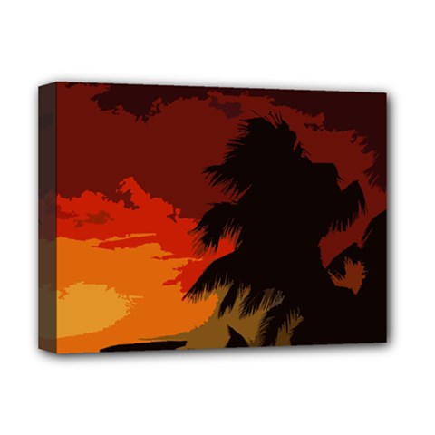 Landscape Deluxe Canvas 16  X 12   by Valentinaart