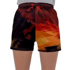 Landscape Sleepwear Shorts