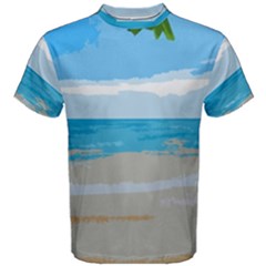 Landscape Men s Cotton Tee by Valentinaart