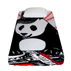 Deejay Panda Fitted Sheet (single Size) by Valentinaart