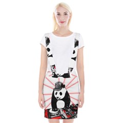 Deejay Panda Braces Suspender Skirt by Valentinaart