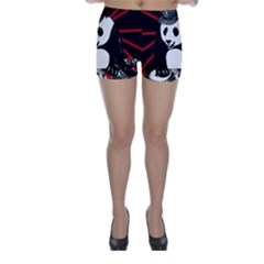 Deejay Panda Skinny Shorts by Valentinaart