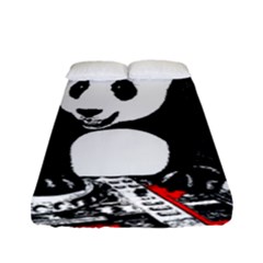 Deejay Panda Fitted Sheet (full/ Double Size) by Valentinaart