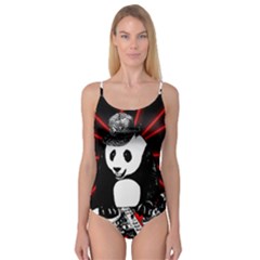 Deejay Panda Camisole Leotard  by Valentinaart