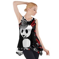 Deejay Panda Side Drop Tank Tunic by Valentinaart