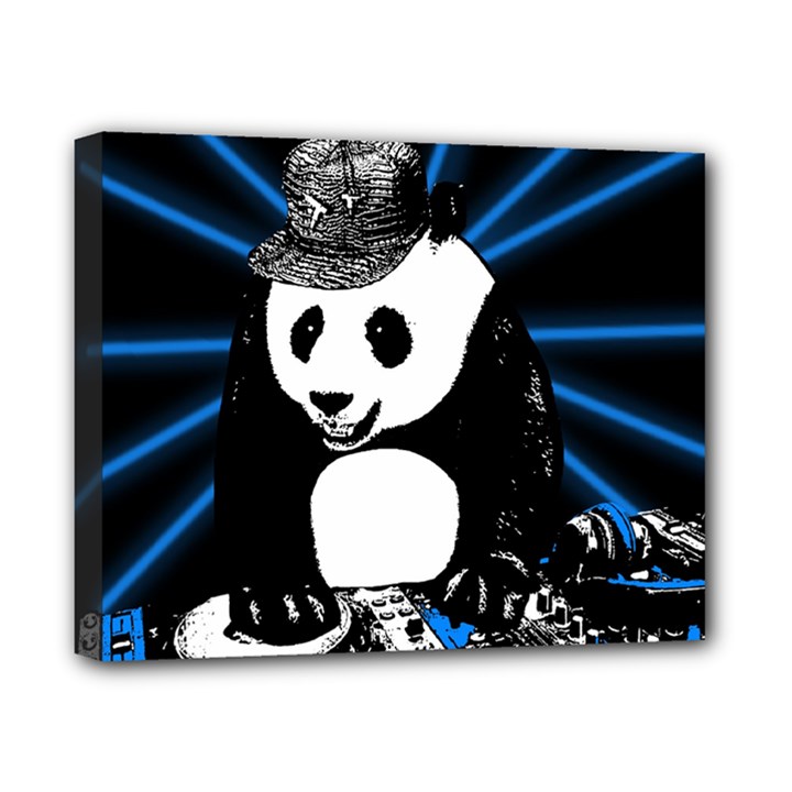 Deejay panda Canvas 10  x 8 