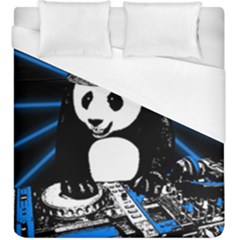 Deejay Panda Duvet Cover (king Size) by Valentinaart