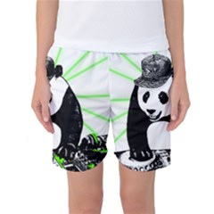 Deejay Panda Women s Basketball Shorts by Valentinaart