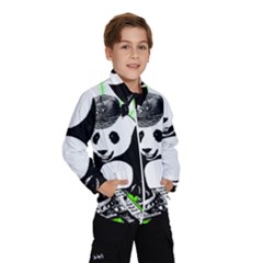 Deejay Panda Wind Breaker (kids) by Valentinaart