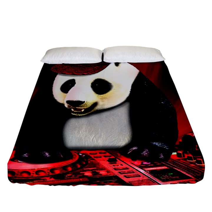 Deejay panda Fitted Sheet (Queen Size)