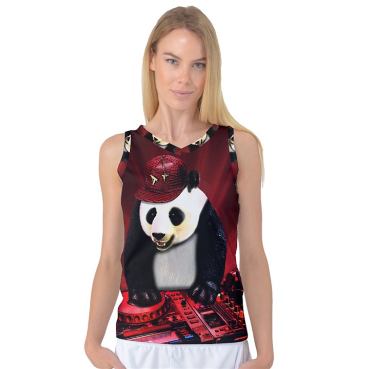 Deejay panda Women s Basketball Tank Top