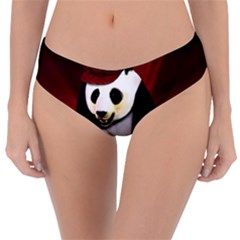 Deejay Panda Reversible Classic Bikini Bottoms by Valentinaart