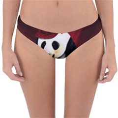 Deejay Panda Reversible Hipster Bikini Bottoms by Valentinaart