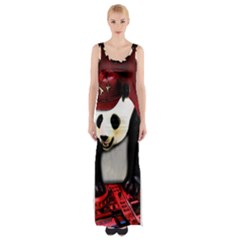 Deejay panda Maxi Thigh Split Dress