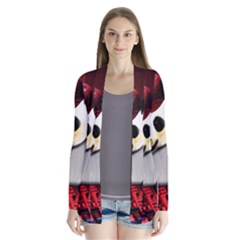 Deejay panda Drape Collar Cardigan