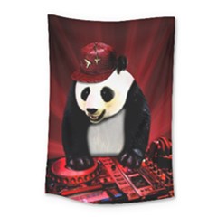 Deejay panda Small Tapestry