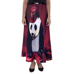 Deejay panda Flared Maxi Skirt