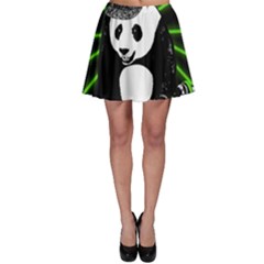 Deejay Panda Skater Skirt by Valentinaart