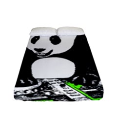 Deejay Panda Fitted Sheet (full/ Double Size) by Valentinaart