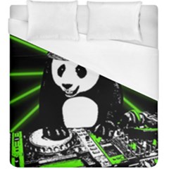 Deejay Panda Duvet Cover (king Size) by Valentinaart