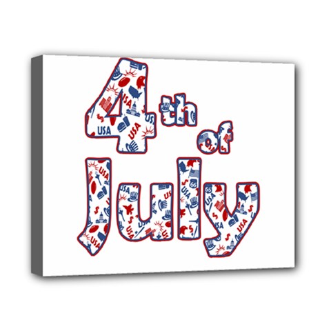 4th Of July Independence Day Canvas 10  X 8  by Valentinaart