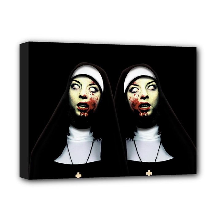 Horror nuns Deluxe Canvas 16  x 12  