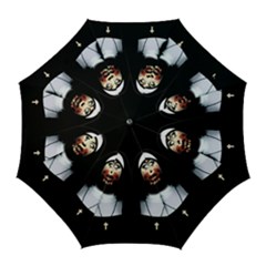 Horror Nuns Golf Umbrellas by Valentinaart