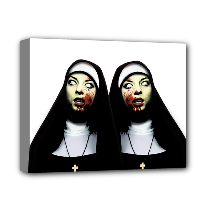 Horror nuns Deluxe Canvas 14  x 11 