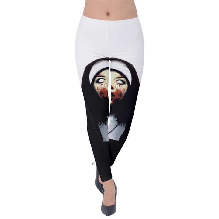 Horror nuns Velvet Leggings