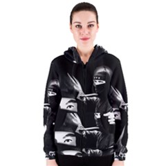 Ninja Women s Zipper Hoodie by Valentinaart